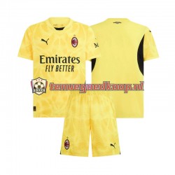 Uit Tenue van AC Milan Keepersshirt Kind 2-13 jaar 2024-25 Korte Mouw