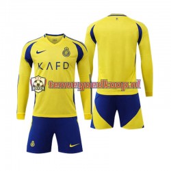 Thuis Tenue van Al-Nassr Kind 2-13 jaar 2024-25 Lange Mouw