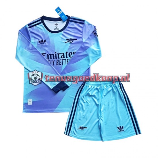 3de Tenue van Arsenal Kind 2-13 jaar 2024-25 Lange Mouw