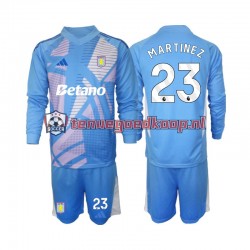 3de Tenue van Aston Villa Keepersshirt Emiliano Martinez 23 Kind 2-13 jaar 2024-25 Lange Mouw