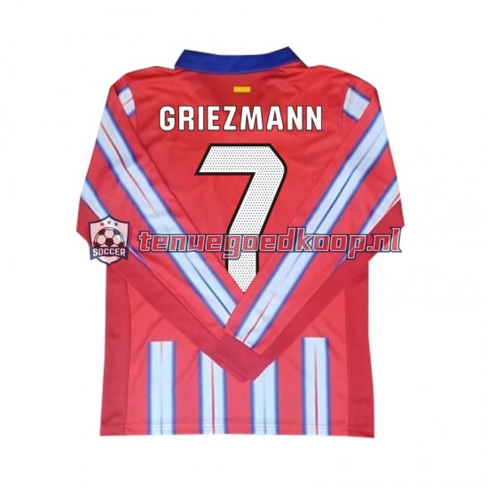 Thuis Tenue van Atlético Madrid Antoine Griezmann 7 Heren 2024-25 Lange Mouw