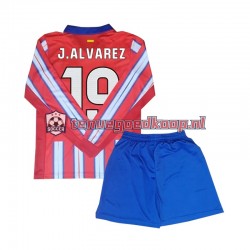 Thuis Tenue van Atlético Madrid Julian Alvarez 19 Kind 2-13 jaar 2024-25 Lange Mouw