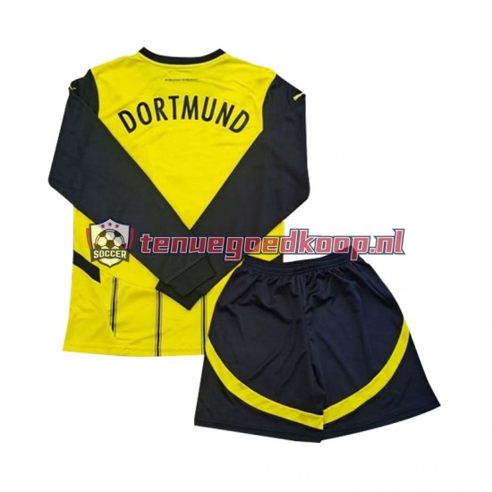 Thuis Tenue van Borussia Dortmund Kind 2-13 jaar 2024-25 Lange Mouw