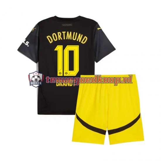 Uit Tenue van Borussia Dortmund Julian Brandt 10 Kind 2-13 jaar 2024-25 Korte Mouw