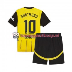 Thuis Tenue van Borussia Dortmund Julian Brandt 10 Kind 2-13 jaar 2024-25 Korte Mouw