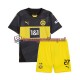 Uit Tenue van Borussia Dortmund Karim Adeyemi 27 Kind 2-13 jaar 2024-25 Korte Mouw