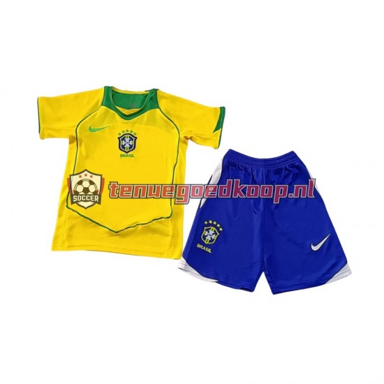 Thuis Retro Tenue van Brazilië Kind 2-13 jaar 2004 Korte Mouw