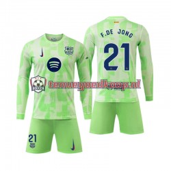 3de Tenue van FC Barcelona F DE JONG 21 Kind 2-13 jaar 2024-25 Lange Mouw