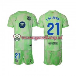 3de Tenue van FC Barcelona F DE JONG 21 Kind 2-13 jaar 2024-25 Korte Mouw