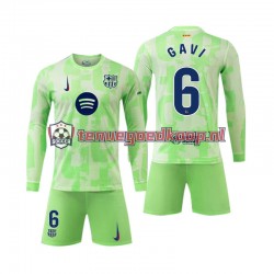 3de Tenue van FC Barcelona Gavi 6 Kind 2-13 jaar 2024-25 Lange Mouw