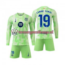 3de Tenue van FC Barcelona Lamine Yamal 19 Kind 2-13 jaar 2024-25 Lange Mouw