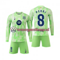 3de Tenue van FC Barcelona Pedri 8 Kind 2-13 jaar 2024-25 Lange Mouw