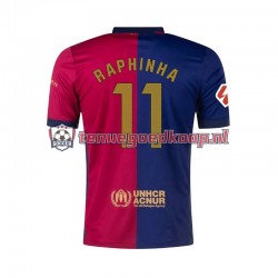 Thuis Tenue van FC Barcelona RAPHINHA 11 Heren 2024-25 Korte Mouw