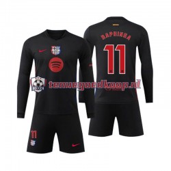 Uit Tenue van FC Barcelona Raphinha 11 Kind 2-13 jaar 2024-25 Lange Mouw