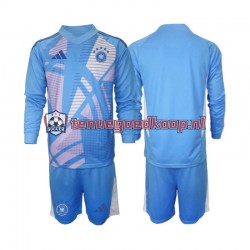 4de Tenue van Duitsland Keepersshirt Kind 2-13 jaar 2024-25 Lange Mouw