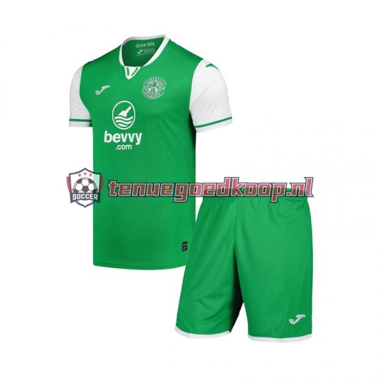 Thuis Tenue van Hibernian Kind 2-13 jaar 2024-25 Korte Mouw