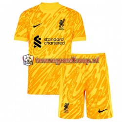 4de Tenue van Liverpool Keepersshirt Kind 2-13 jaar 2024-25 Korte Mouw