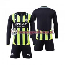 Uit Tenue van Manchester City Kind 2-13 jaar 2024-25 Lange Mouw