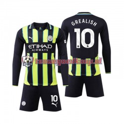 Uit Tenue van Manchester City Jack Grealish 10 Kind 2-13 jaar 2024-25 Lange Mouw