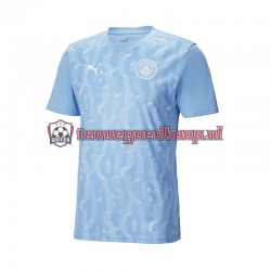 Thuis Tenue van Manchester City Pre-Match Heren 2024-25 Korte Mouw