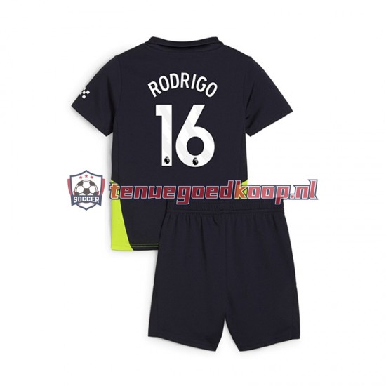 Uit Tenue van Manchester City RODRIGO 16 Kind 2-13 jaar 2024-25 Korte Mouw