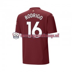 3de Tenue van Manchester City RODRIGO 16 Heren 2024-25 Korte Mouw