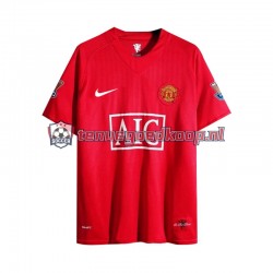 Thuis Retro Tenue van Manchester United 2007 Heren Lange Mouw