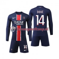 Thuis Tenue van Paris Saint-Germain D Doue 14 Kind 2-13 jaar 2024-25 Lange Mouw