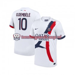 Uit Tenue van Paris Saint-Germain Ousmane Dembele 10 Heren 2024-25 Korte Mouw