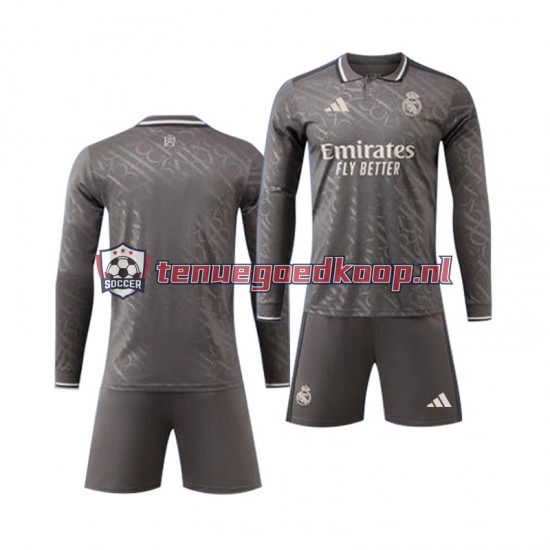 3de Tenue van Real Madrid Kind 2-13 jaar 2024-25 Lange Mouw