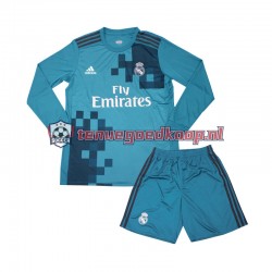 3de Retro Tenue van Real Madrid 2017 Kind 2-13 jaar Lange Mouw