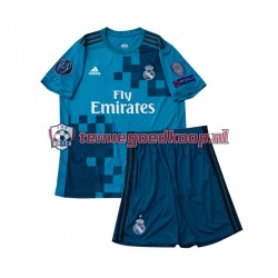 3de Retro Tenue van Real Madrid 2017 Kind 2-13 jaar Korte Mouw