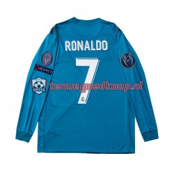 3de Retro Tenue van Real Madrid Cristiano Ronaldo 7 2017 Kind 2-13 jaar Lange Mouw