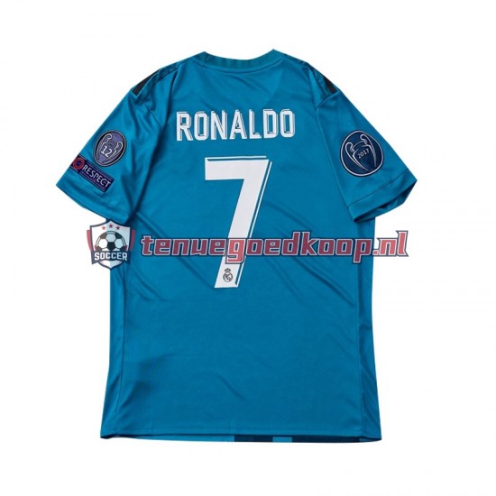 3de Retro Tenue van Real Madrid Cristiano Ronaldo 7 2017 Kind 2-13 jaar Korte Mouw