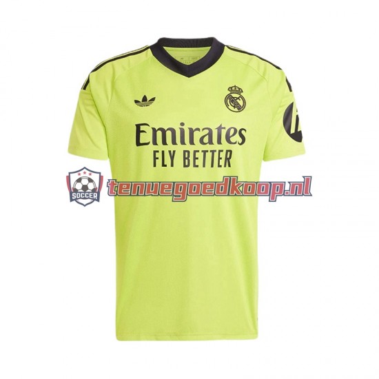 3de Tenue van Real Madrid Keepersshirt COURTOIS 1 Heren 2024-25 Korte Mouw