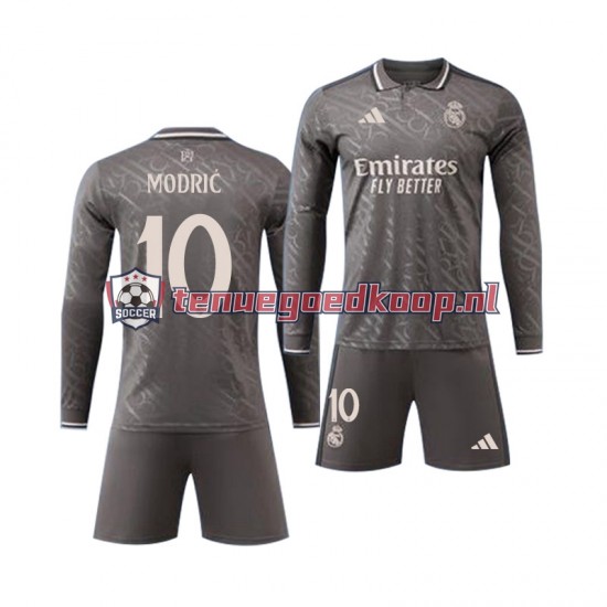 3de Tenue van Real Madrid Luka Modric 10 Kind 2-13 jaar 2024-25 Lange Mouw