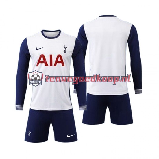 Thuis Tenue van Tottenham Spurs Kind 2-13 jaar 2024-25 Lange Mouw