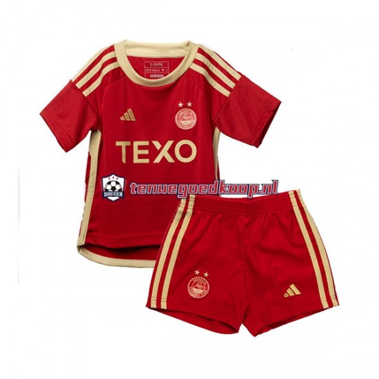 Thuis Tenue van Aberdeen Kind 2-13 jaar 2023-24 Korte Mouw