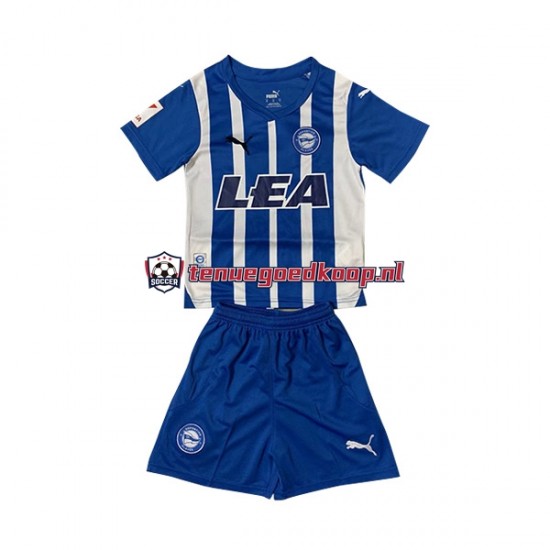 Thuis Tenue van Deportivo Alaves Kind 2-13 jaar 2023-24 Korte Mouw