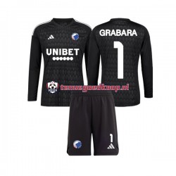 Uit Tenue van FC Kopenhagen Keepersshirt GRABARA 1 Kind 2-13 jaar 2023-24 Lange Mouw