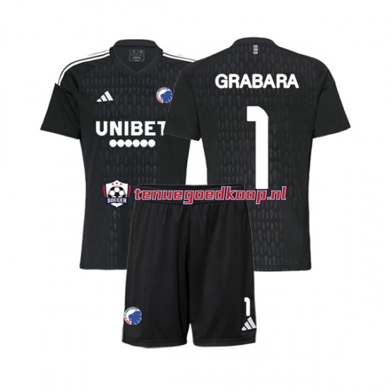 Uit Tenue van FC Kopenhagen Keepersshirt GRABARA 1 Kind 2-13 jaar 2023-24 Korte Mouw