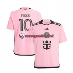 Thuis Tenue van Inter Miami Lionel Messi 10 Heren 2024 Korte Mouw