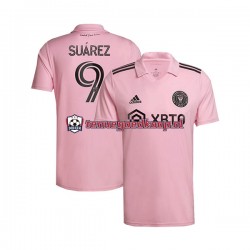 Thuis Tenue van Inter Miami Luis Suarez 9 Heren 2023-24 Korte Mouw