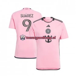 Thuis Tenue van Inter Miami Luis Suarez 9 Heren 2024 Korte Mouw