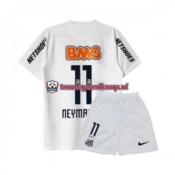 Thuis Retro Tenue van Santos FC Neymar JR 11 2012 Kind 2-13 jaar Korte Mouw