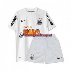 Thuis Retro Tenue van Santos FC 2012 Kind 2-13 jaar Korte Mouw