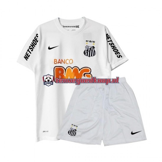 Thuis Retro Tenue van Santos FC 2012 Kind 2-13 jaar Korte Mouw