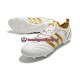 Voetbalschoenen Adidas ADIPURE FG Goud Wit