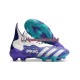 Voetbalschoenen Adidas Predator FREAK FG Paars Wit