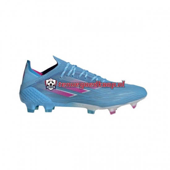 Voetbalschoenen Adidas X SPEEDFLOW.1 FG Sapphire Edge Roze Blauw Wit